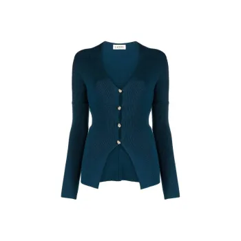 Lanvin V Neck Buttoned Long Sleeved Cardigan