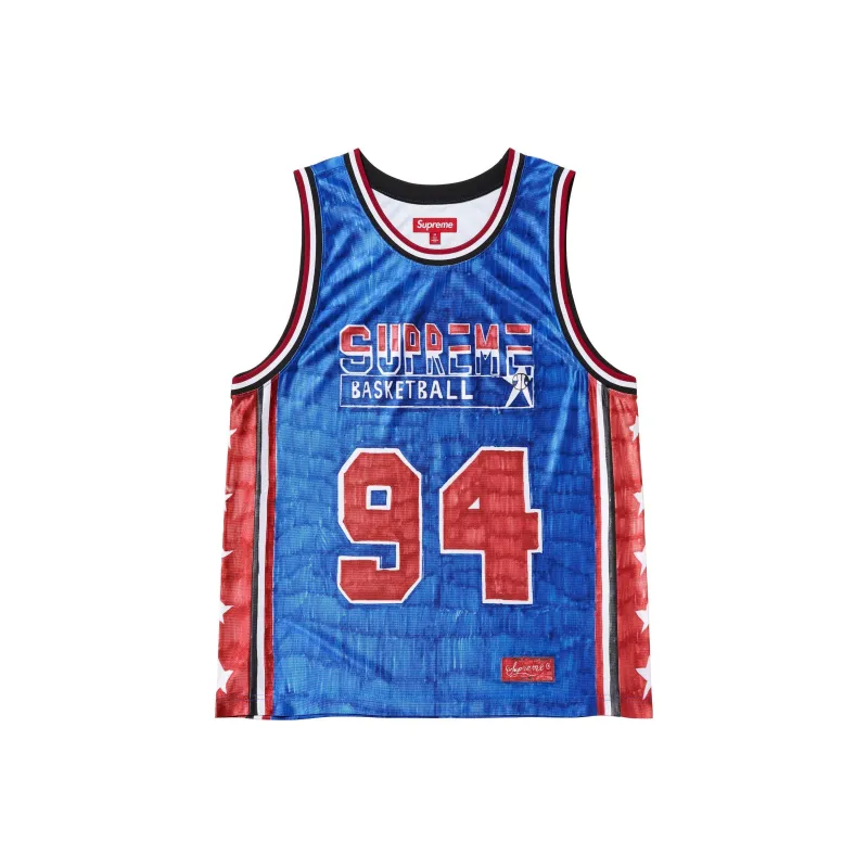 Supreme Basketball Jerseys Unisex Blue-0
