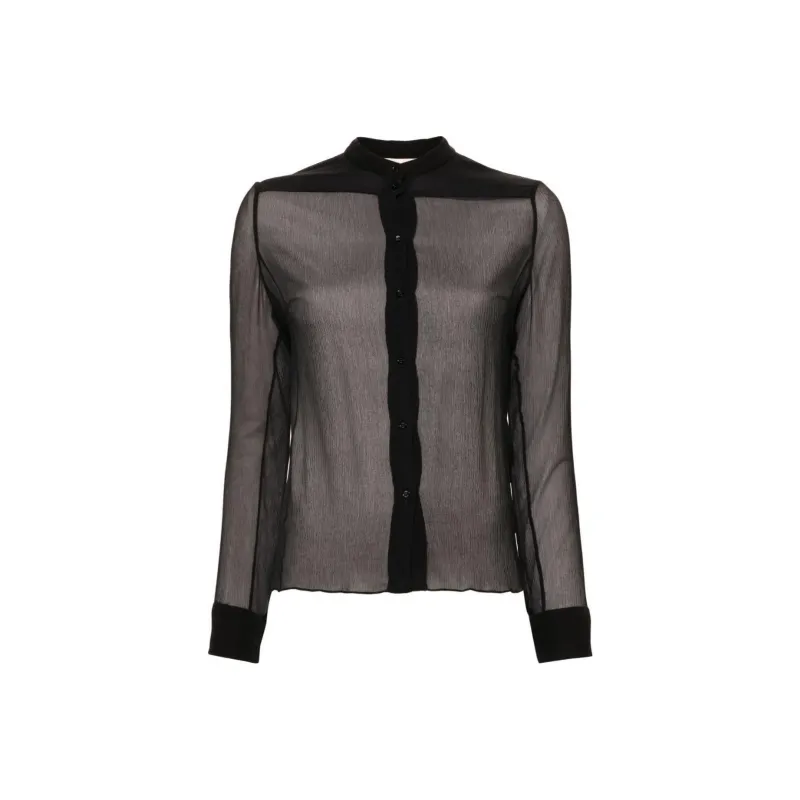 Chloé Sheer Button Up Blouse-0