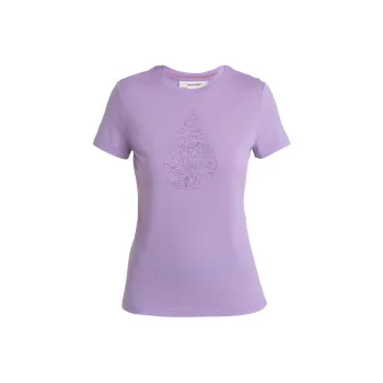 Icebreaker T Shirt Women's Purple Light
