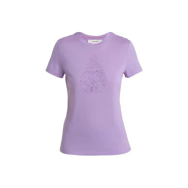 Icebreaker T Shirt Women's Purple Light-0