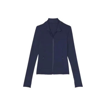 Victoria's Secret PINK Relay Full-Zip Jacket / Midnight Navy Jackets Coats Women's Marine Blue