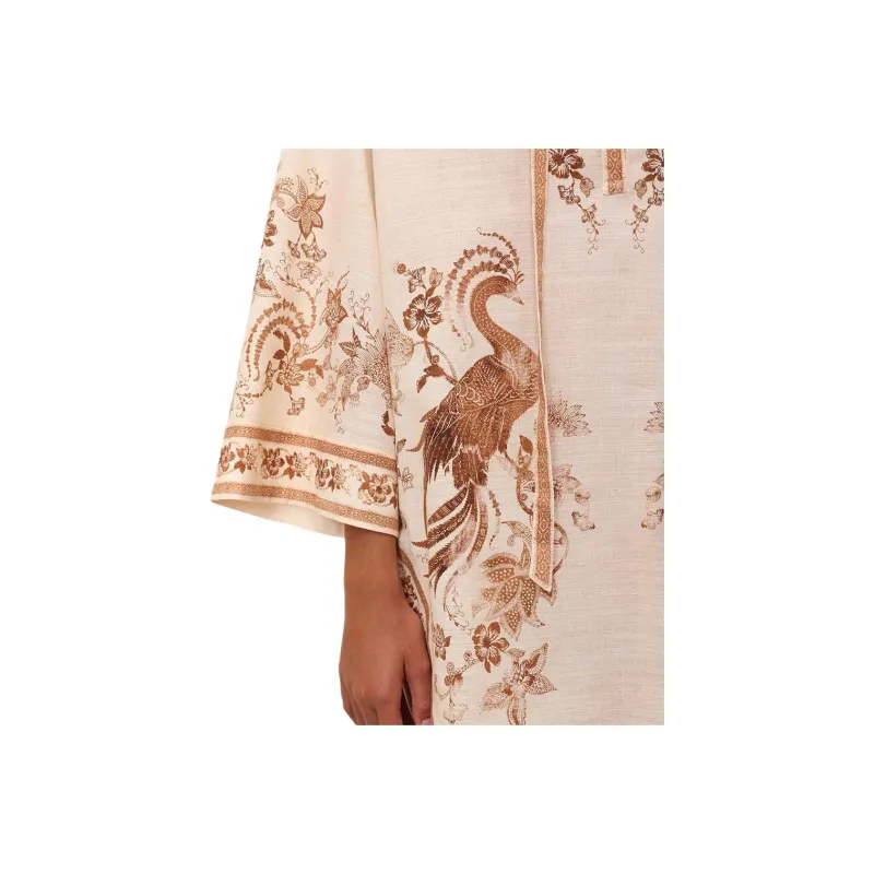 Zimmermann Embroidered Hooded Dress-6