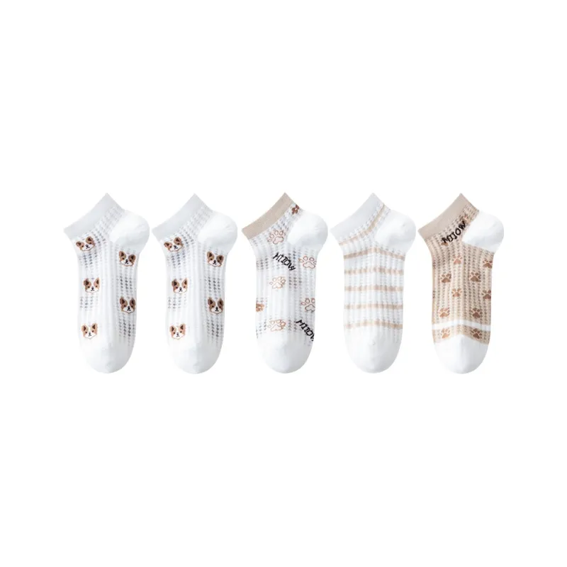 MIIOW Ankle Socks Women's 5 Pack-6