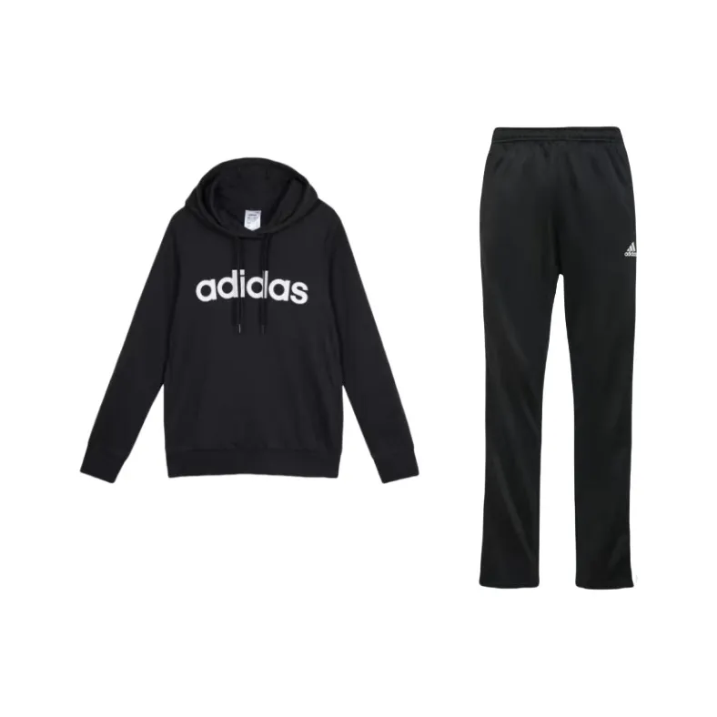 Adidas Sweatshirt Set Unisex Black-0