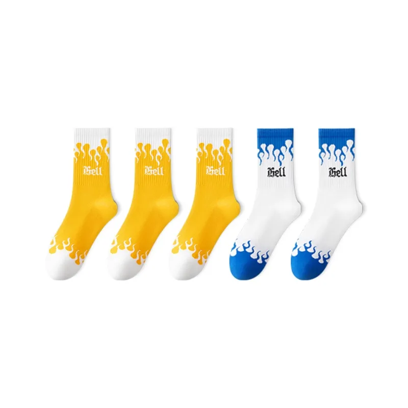 Taste The Color Knee High Socks Unisex 5 Pack-8