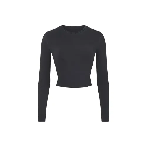 Skims T Shirts Women's Dark Gray