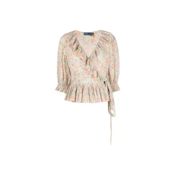 Polo Ralph Lauren Floral print Ruffled Blouse