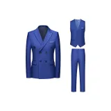 Sapphire Blue Three-Piece Set+Brooch