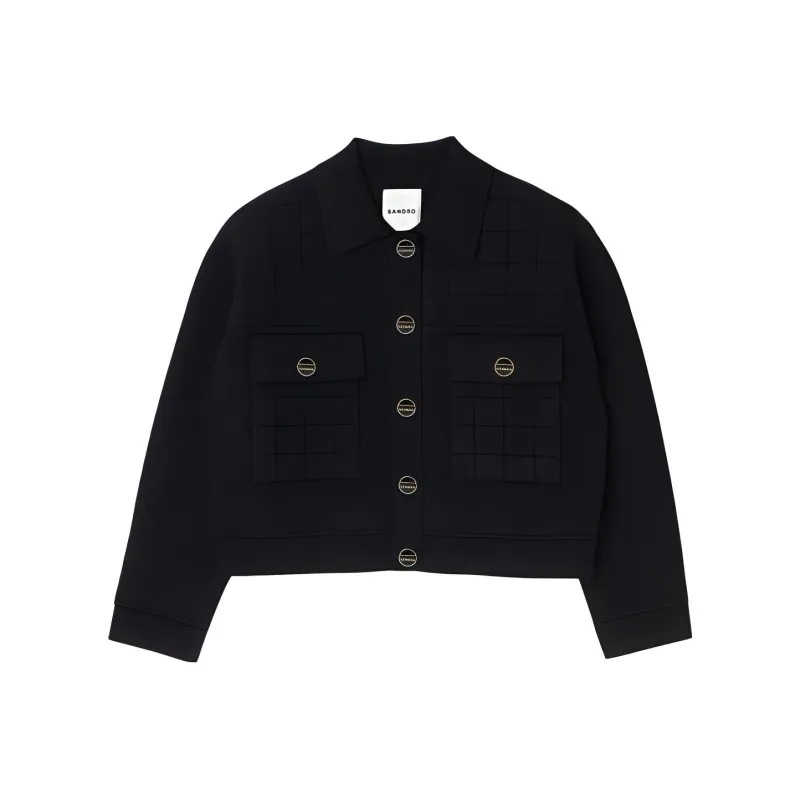 Sandro Jackets Coats Women's Black-0