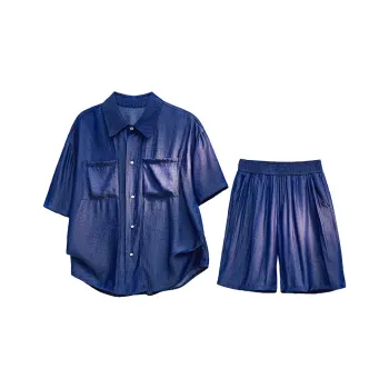 MEIPIN TANG Shirt Matching Set Unisex