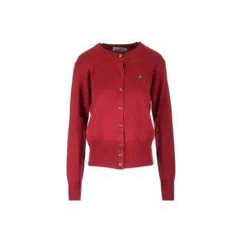 Vivienne Westwood Orb Embroidered Knitted Cardigan