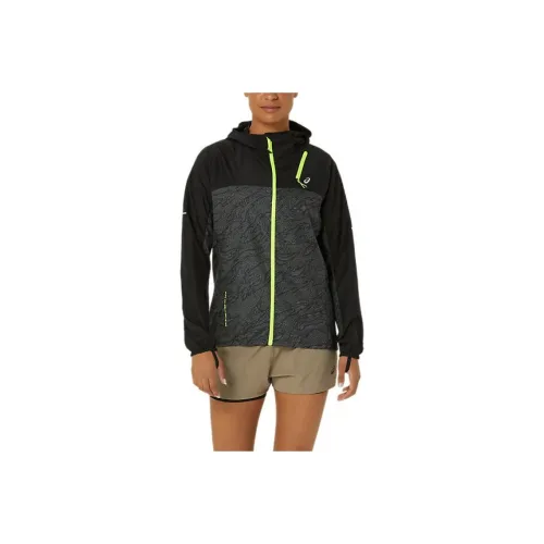 Asics FUJInormal PACKABLE Jackets Coats Women's High-Performance Black