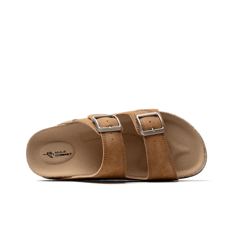 Mule Donkey Slip Resistant Slide Slippers Women's Desert Brown-5