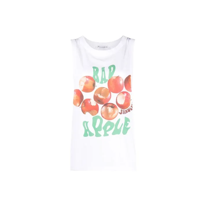 JW Anderson Graphic-Printed Crewneck Tank Top-0