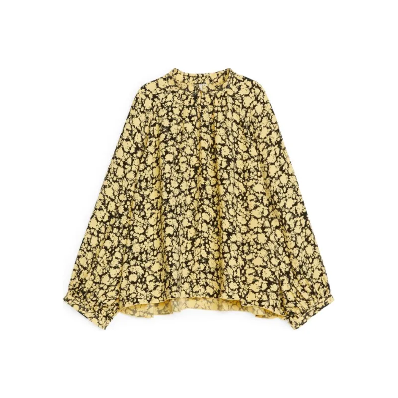 ARKET Shirt Women's Black/Yellow-0