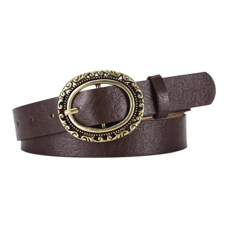 TUCANO Alloy Leather Belts Women's 2.8cm-7