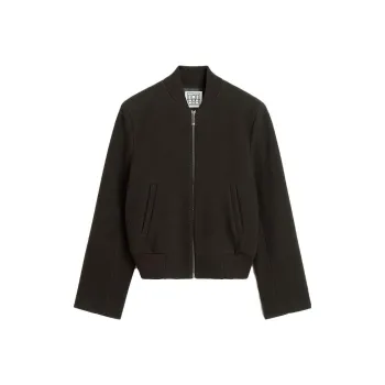 TOTEME Flight Zip up Bomber Jacket