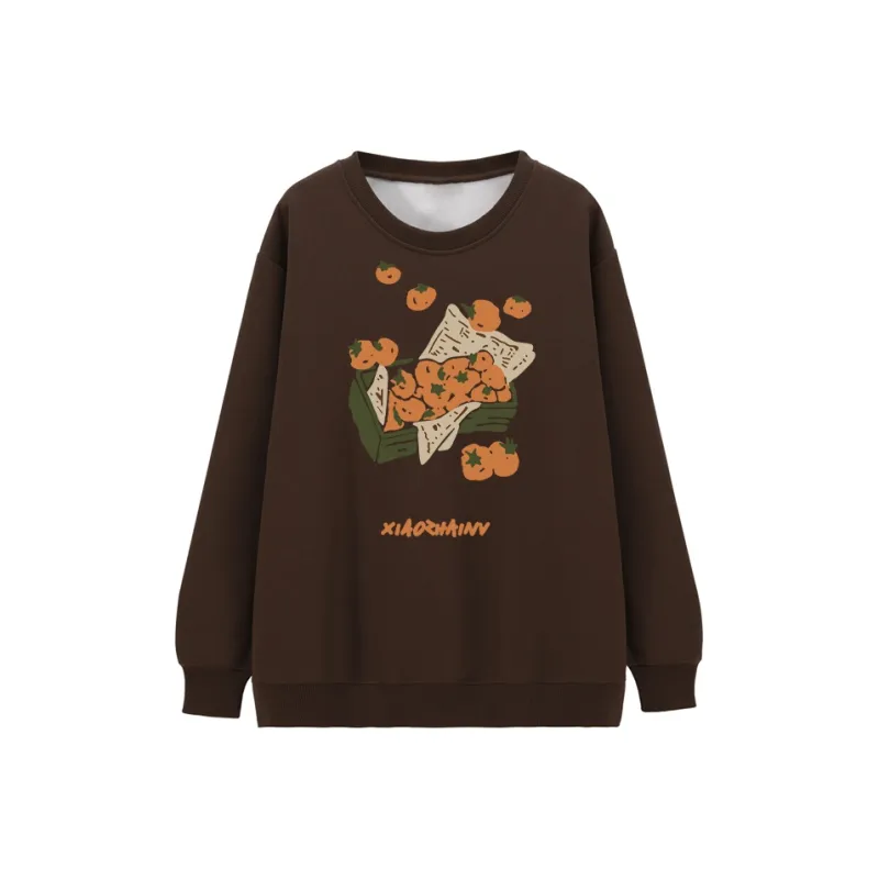 Incolore Sweatshirt Women's Dark Brown-5