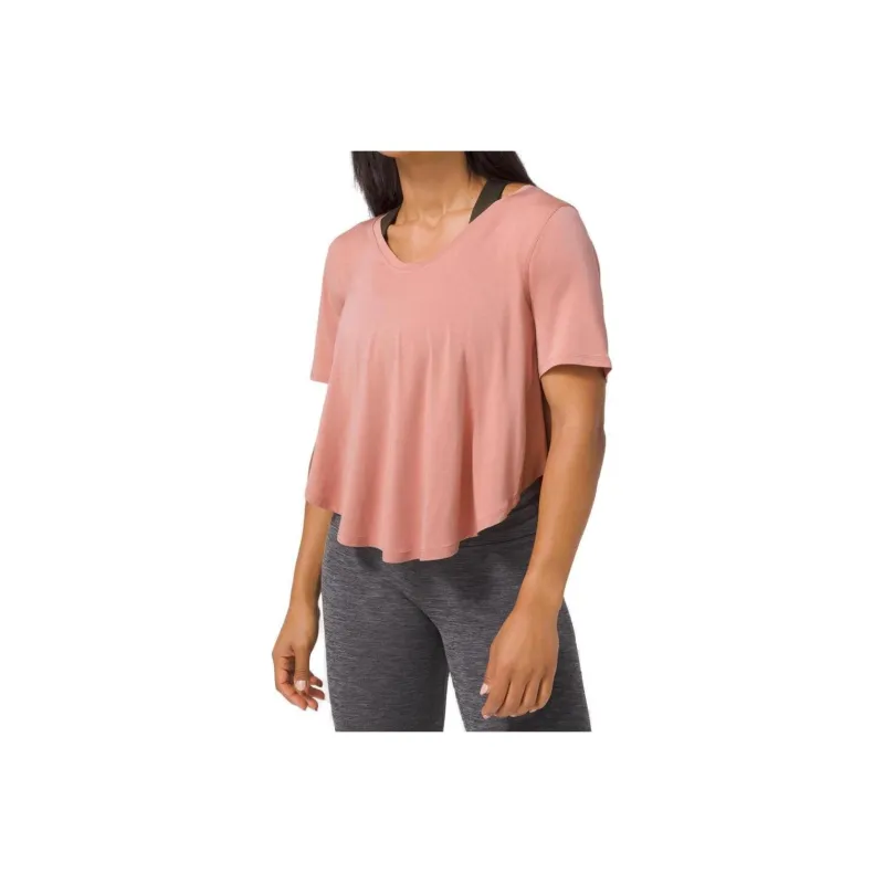 Lululemon T-Shirt Women's Pink Pink Glitter-0