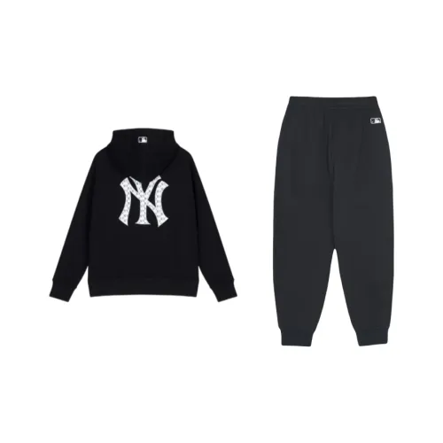 MLB New York Yankees Old Flower Casual Sportswear Unisex Black