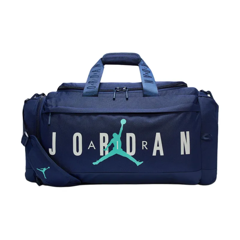 Jordan Velocity Polyester One Shoulder Handbag, Travel Bag 62.5L Unisex Marine Blue-0