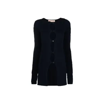 MARNI Cashmere Sweaters Women's Navy Blue