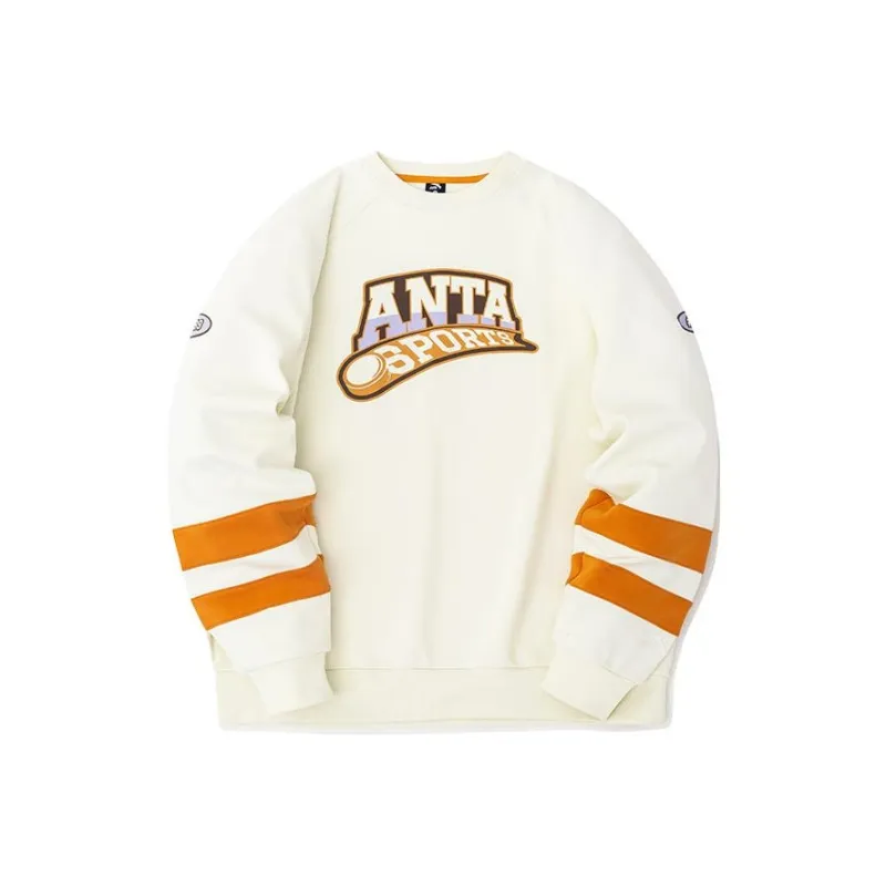 Anta Life Collection Sports Life Collection Sweatshirt Women's Light Cloud White-0