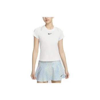Nike Court Advantage Dri FIT Women's Quick Dry Short Sleeve Tennis Top White