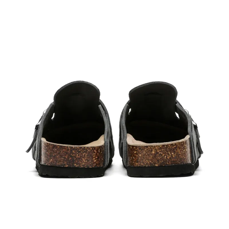 MOMGOG Cork Sole Abrasion Resistant Slip Resistant Closed Toe Slippers Unisex-14