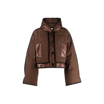 GANNI Jackets Coats Women's Brown