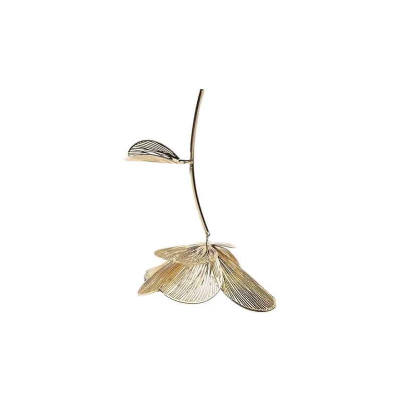 ZARA Metal Earrings Women's Gold-2
