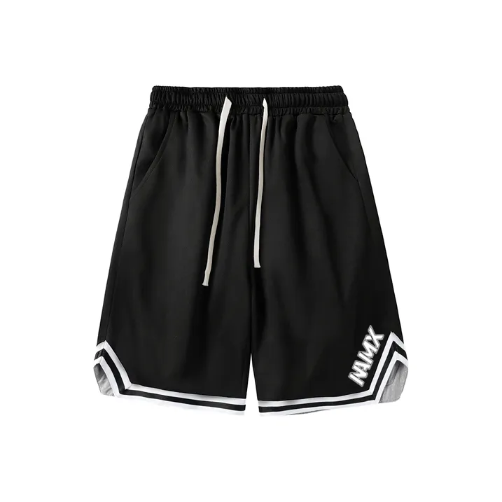 NAXUSTO Casual Shorts Unisex Absolute Black-0