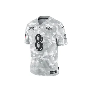 Nike Lamar Jackson Baltimore Ravens Salute To Service Men's Nike Dri FIT Nfl Limited Jersey