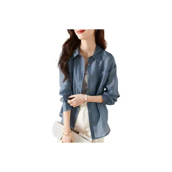 Mo Han Yi Mei Shirt Women's Blue