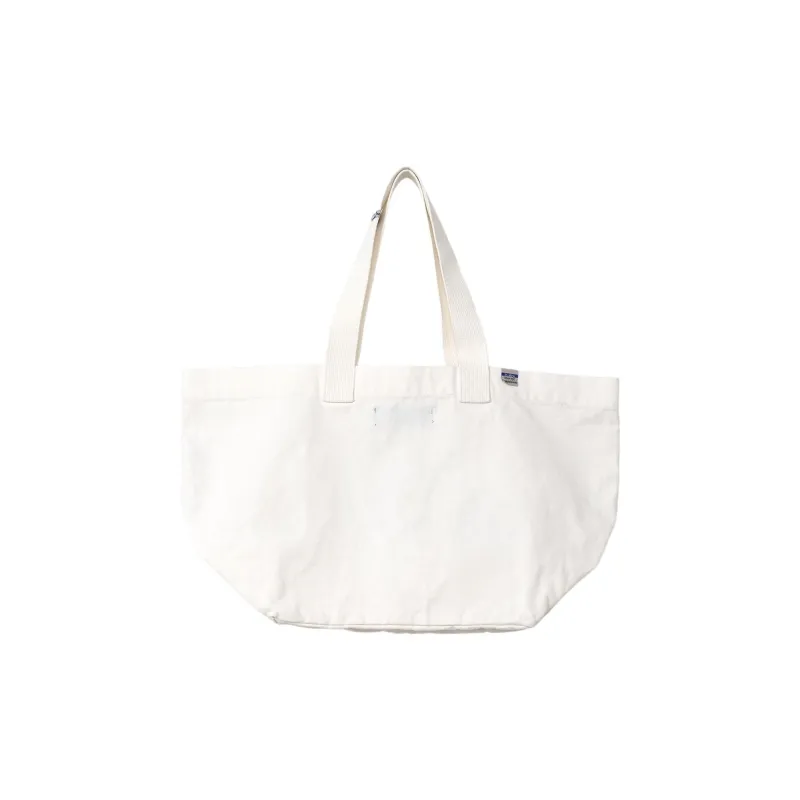 MIHARA YASUHIRO Cotton Tote Bag, Shopping Bag, Handbag, Shoulder Bag Unisex White-2