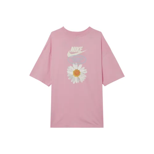 Nike Drop Shoulder Sleeve T Shirt Women's Rising Pink