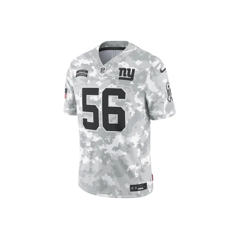 Nike Lawrence Taylor New York Giants Salute To Service Men's Nike Dri FIT Nfl Limited Jersey-0