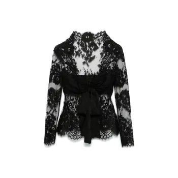 Zimmermann Illustration Lace Bow Bodice