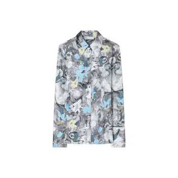 TORY BURCH Floral print Silk Shirt