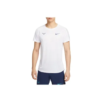Nike RAFAChallenger Tennis Top Men's White Fen Blue