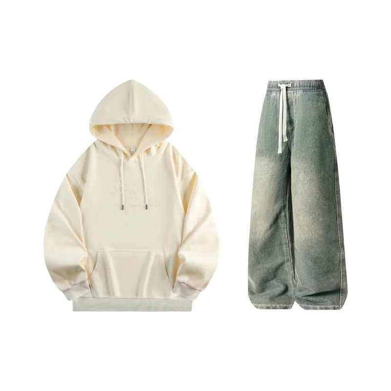 A.X.S.K Sweatshirt Sets Unisex-27