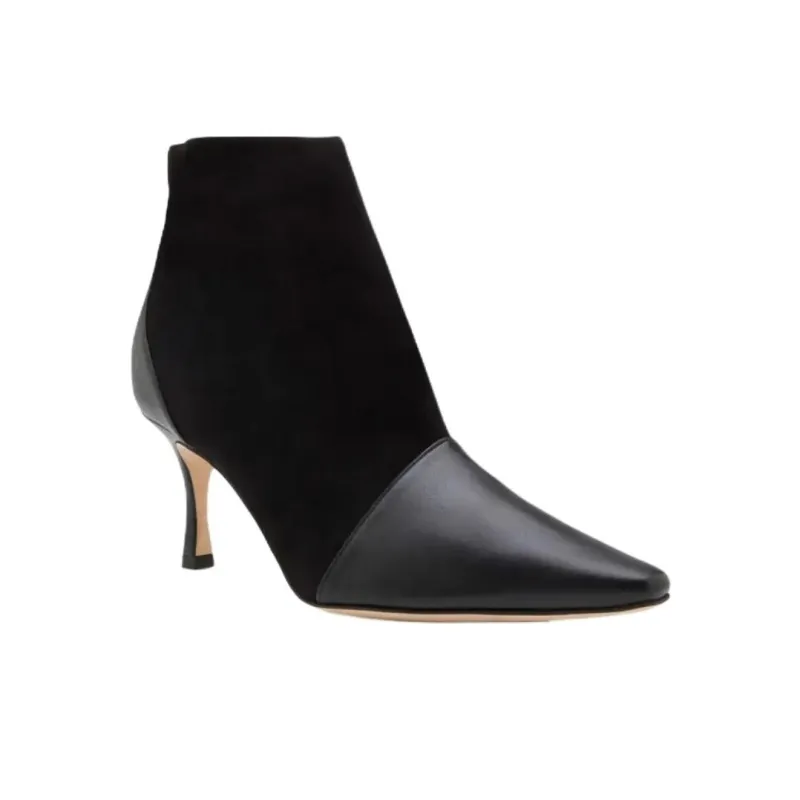 MANOLO BLAHNIK Botiyepla Ankle Boots 7cm Women's Black-2