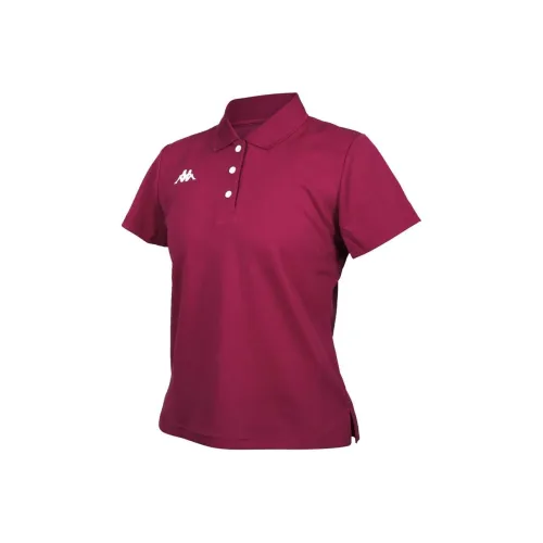 Kappa T-Shirt Women's Burgundy White