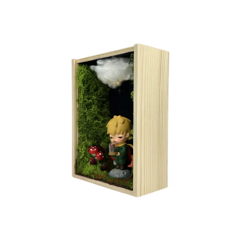 [Modified Doll] POP MART The Little Prince HIRONO X LePetit Prince Collection Finding Rose Hang Tag Box 20cm-1