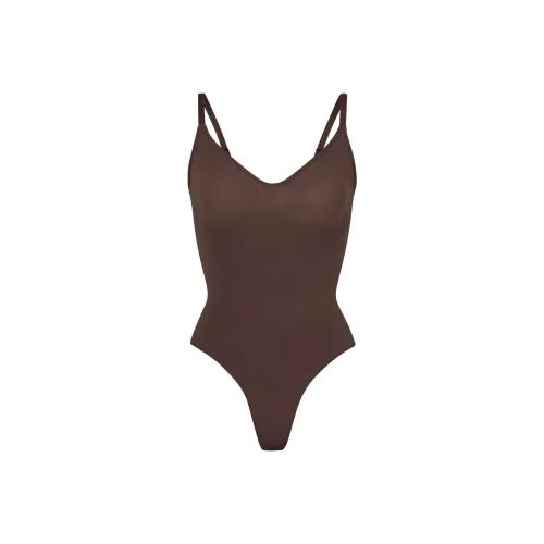 Skims Bodysuits Women's Cocoa Brown