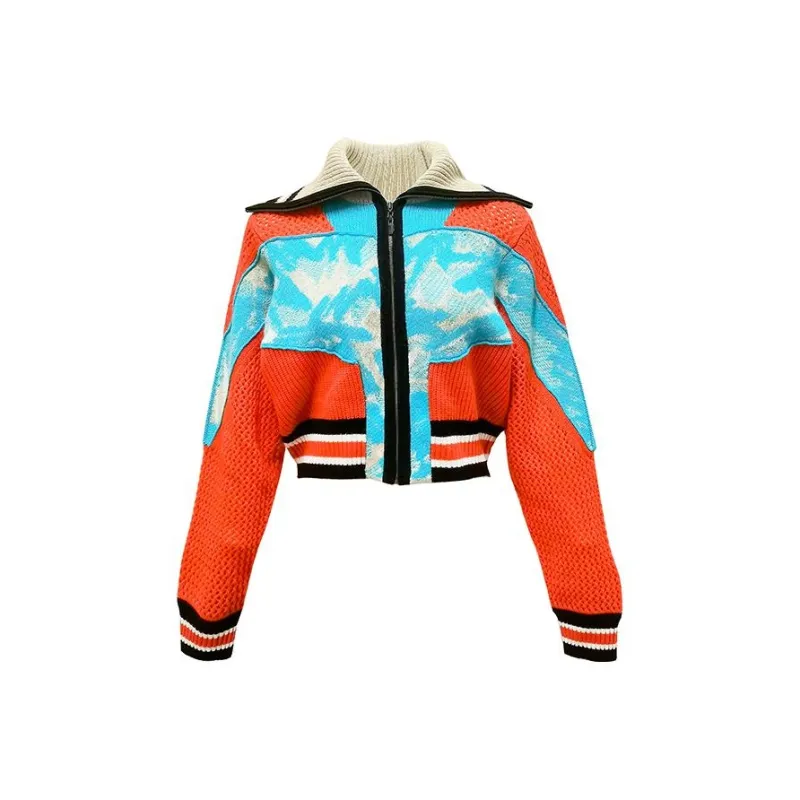 CHAU·RISING Knitwear Women's Coral Orange-0