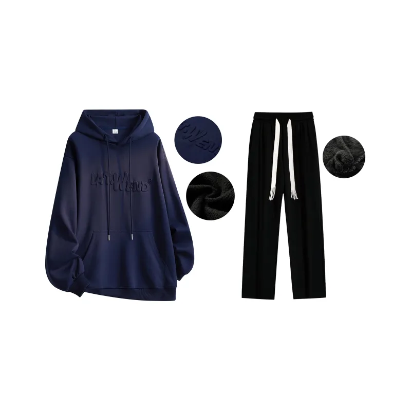 LA'T.WEEKEND Sweatshirt Sets For Fall And Winter Unisex-12