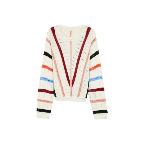 3COLOUR Knitwear Women's Beige Yellow