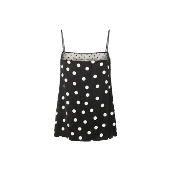 Stella McCartney Layered Polka Dot Print Top